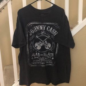 Johnny Cash Gray shirt